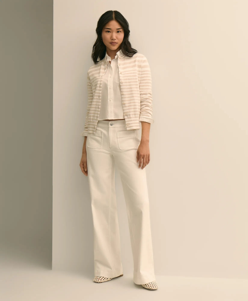 Women Patch-Pocket Flare Jeans | Brooks Brothers Outlet