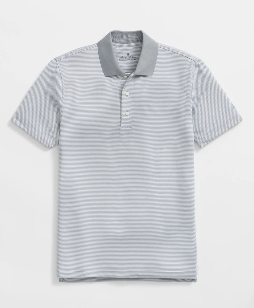 Sale Performance Series Micro Stripe Jersey Polo Shirt | Brooks Brothers Gift