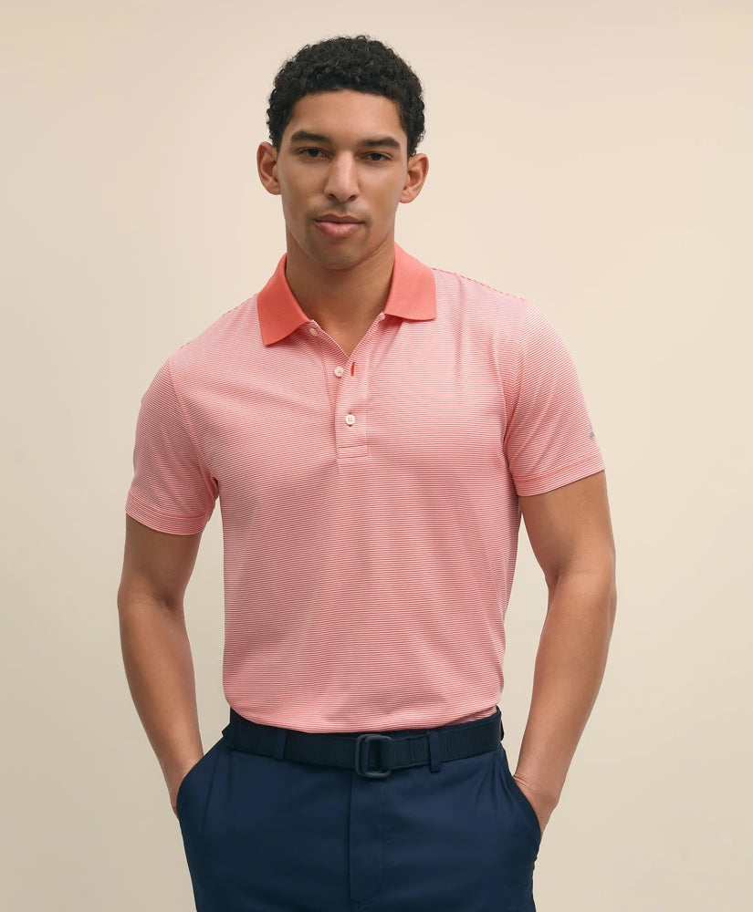 Sale Performance Series Micro Stripe Jersey Polo Shirt | Brooks Brothers Gift
