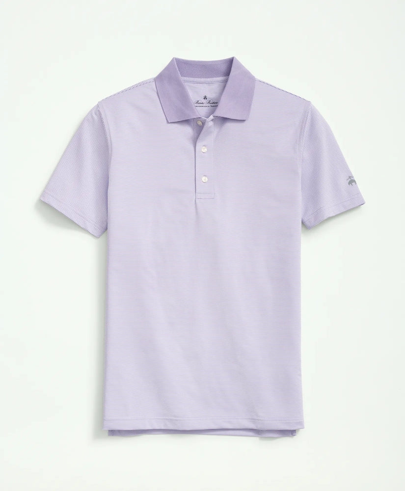 Sale Performance Series Micro Stripe Jersey Polo Shirt | Brooks Brothers Gift