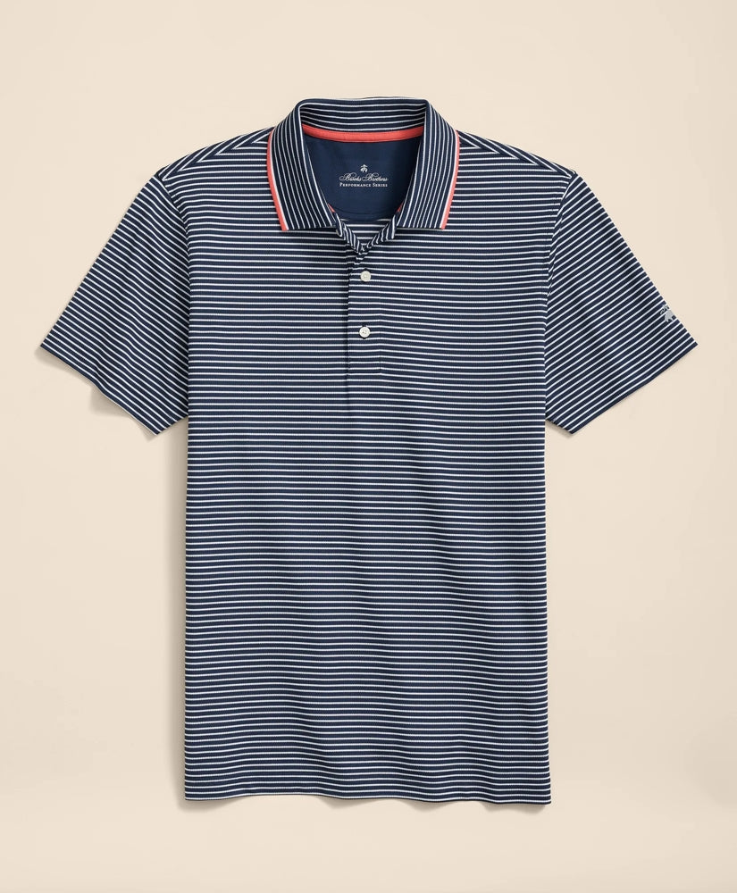 Sale Performance Series Striped Pique Polo Shirt | Brooks Brothers Discount