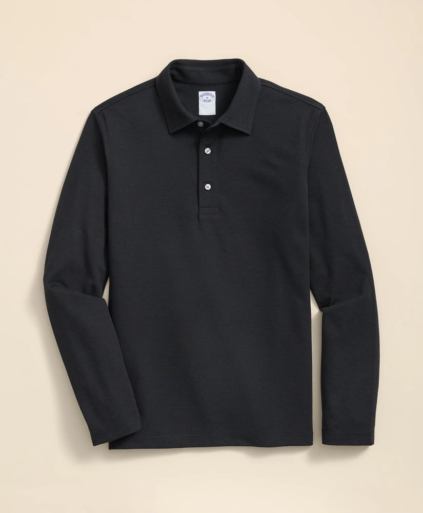 Sale Spread Collar Long-Sleeve Polo Shirt | Brooks Brothers Near me