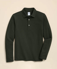Sale Spread Collar Long-Sleeve Polo Shirt | Brooks Brothers Near me