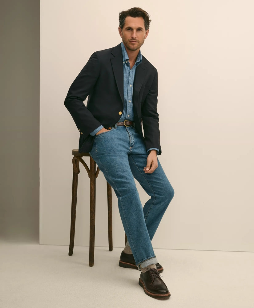 Men Straight Fit Denim Jeans | Brooks Brothers Near me