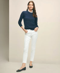 Women Stretch Cotton Jeans | Brooks Brothers On sale
