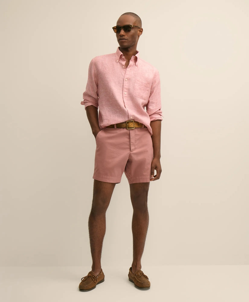 Men The 7" Friday Chino Short | Brooks Brothers Discount