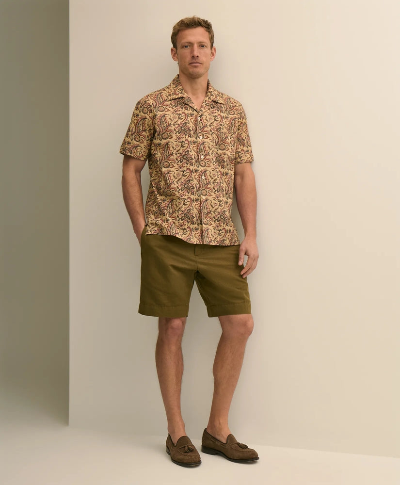 Men The 9" Linen-Cotton Shorts | Brooks Brothers Near me