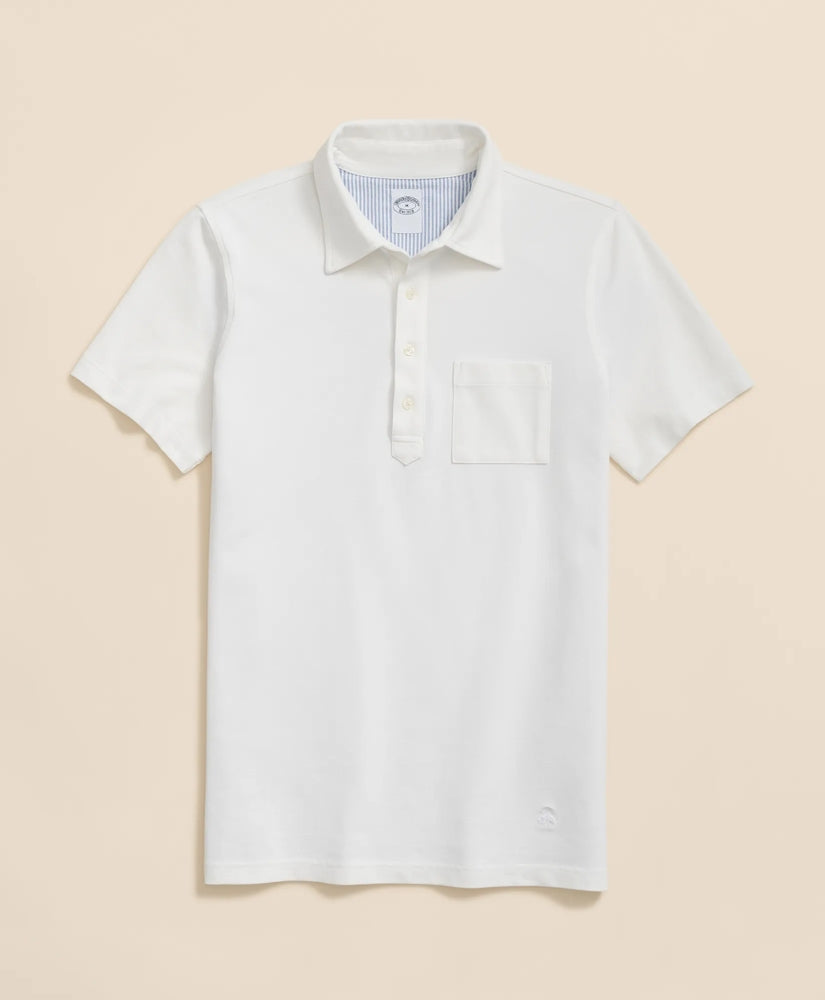 Men The Vintage Short-Sleeve Garment Dyed Polo Shirt | Brooks Brothers For sale