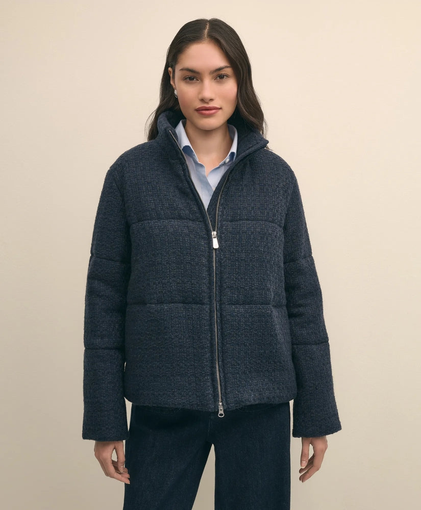 Sale Tweed Short Puffer Jacket | Brooks Brothers Gift