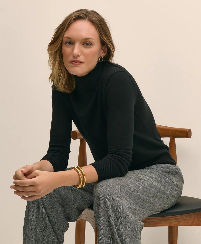 Women Ultimate Merino Wool Turtleneck | Brooks Brothers Gift