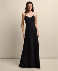 Women V-Neck Spaghetti Strap Gown | Brooks Brothers Discount