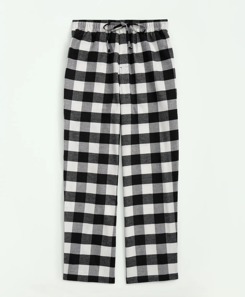 Sale Cotton Flannel Buffalo Plaid Lounge Pants | Brooks Brothers Online