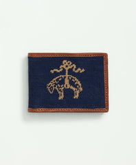 Men Smathers & Branson Cotton Needlepoint Billfold Wallet | Brooks Brothers US