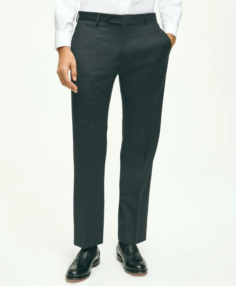 Men Traditional Fit Wool 1818 Dress Pants | Brooks Brothers sale