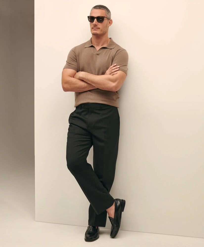 Men Traditional Fit Wool 1818 Dress Pants | Brooks Brothers sale