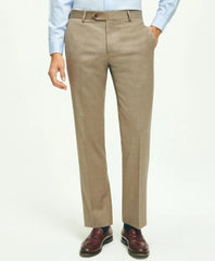 Men Traditional Fit Wool 1818 Dress Pants | Brooks Brothers sale
